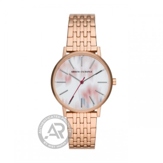 Armani exchange lola discount rose gold watch